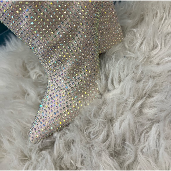 Tall slouch rhinestone boots - Picture 3 of 7